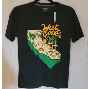 New! West Coast Vibes Tee! Boys XL